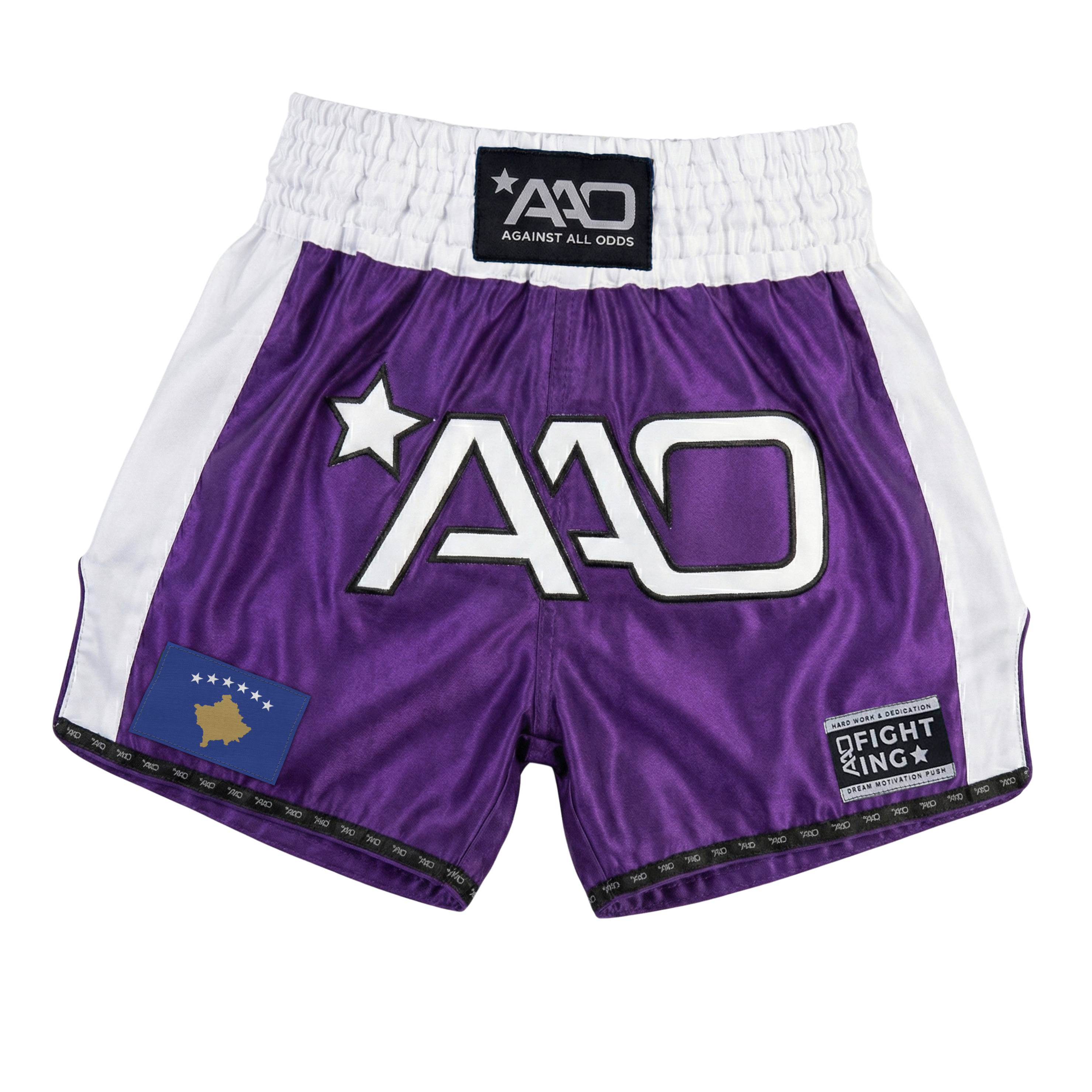 AAO Muay Thai Shorts "Legacy" - Kosovo - Aao-Fighting
