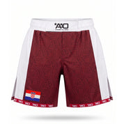 Kroatien Elevate MMA Shorts Rot/Weiss Bild 1