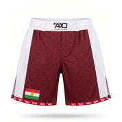 Kurdistan Elevate MMA Shorts Rot/Weiss Bild 1