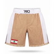 Libanon Elevate MMA Shorts Beige/Weiss Bild 1