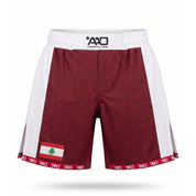 Libanon Elevate MMA Shorts Rot/Weiss Bild 1