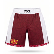 Mazedonien Elevate MMA Shorts Rot/Weiss Bild 1