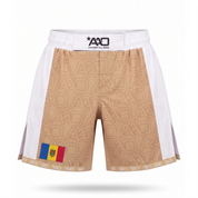 Moldawien Elevate MMA Shorts Beige/Weiss Bild 1