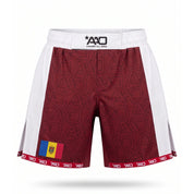 Moldawien Elevate MMA Shorts Rot/Weiss Bild 1