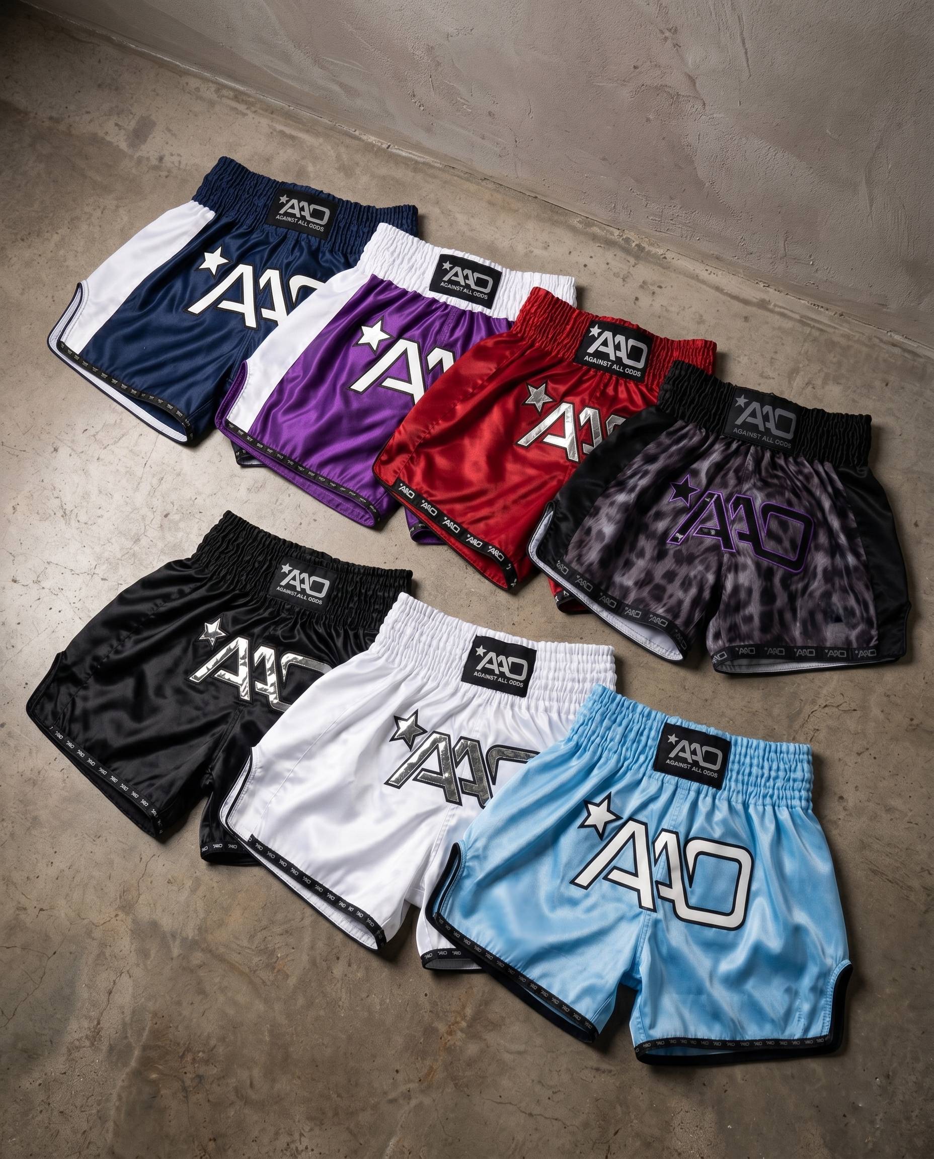 Muay Thai Starter Set (Boxhandschuhe + Shorts + Shinguards)