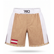 Österreich Elevate MMA Shorts Beige/Weiss Bild 1