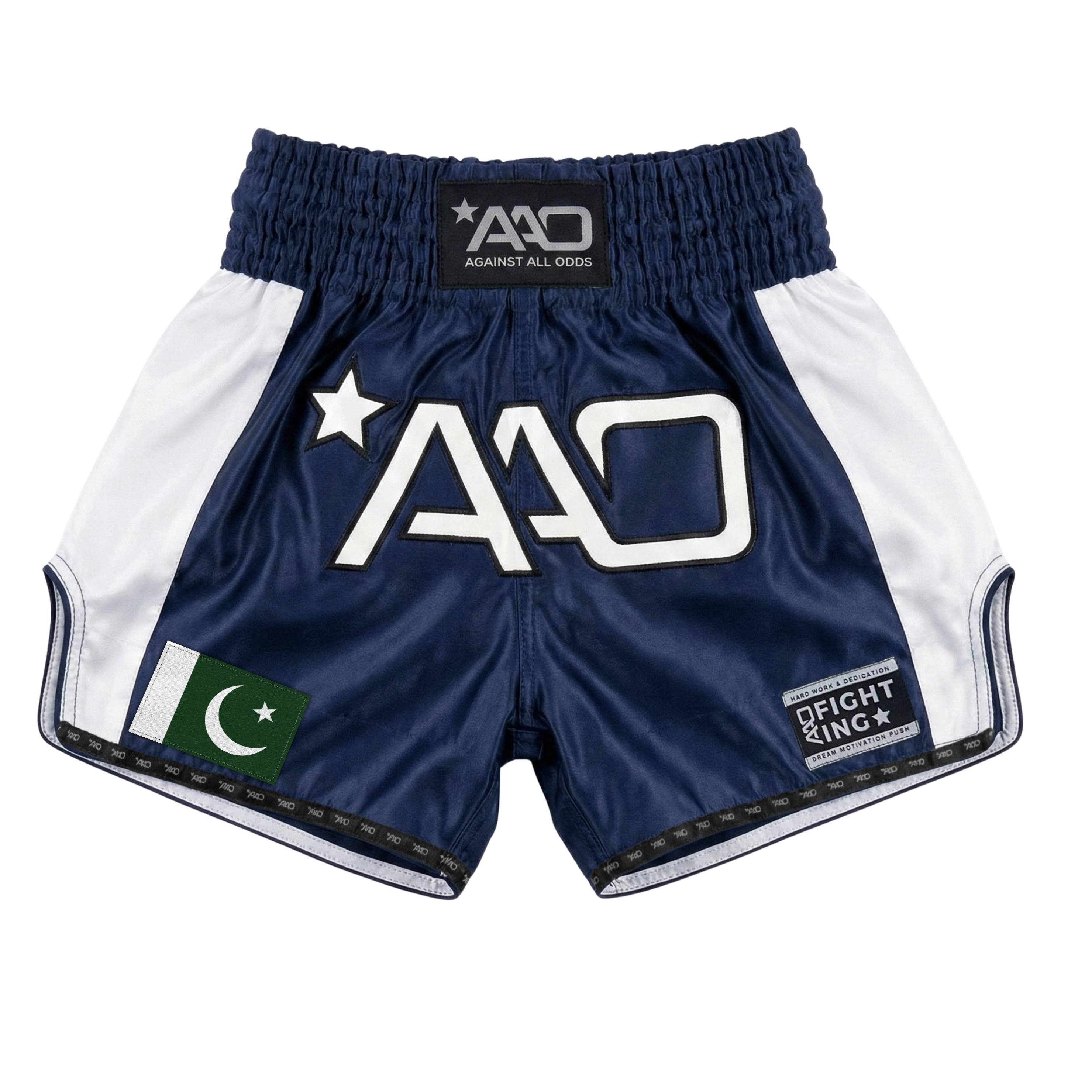 AAO Muay Thai Shorts "Legacy" - Pakistan - Aao-Fighting