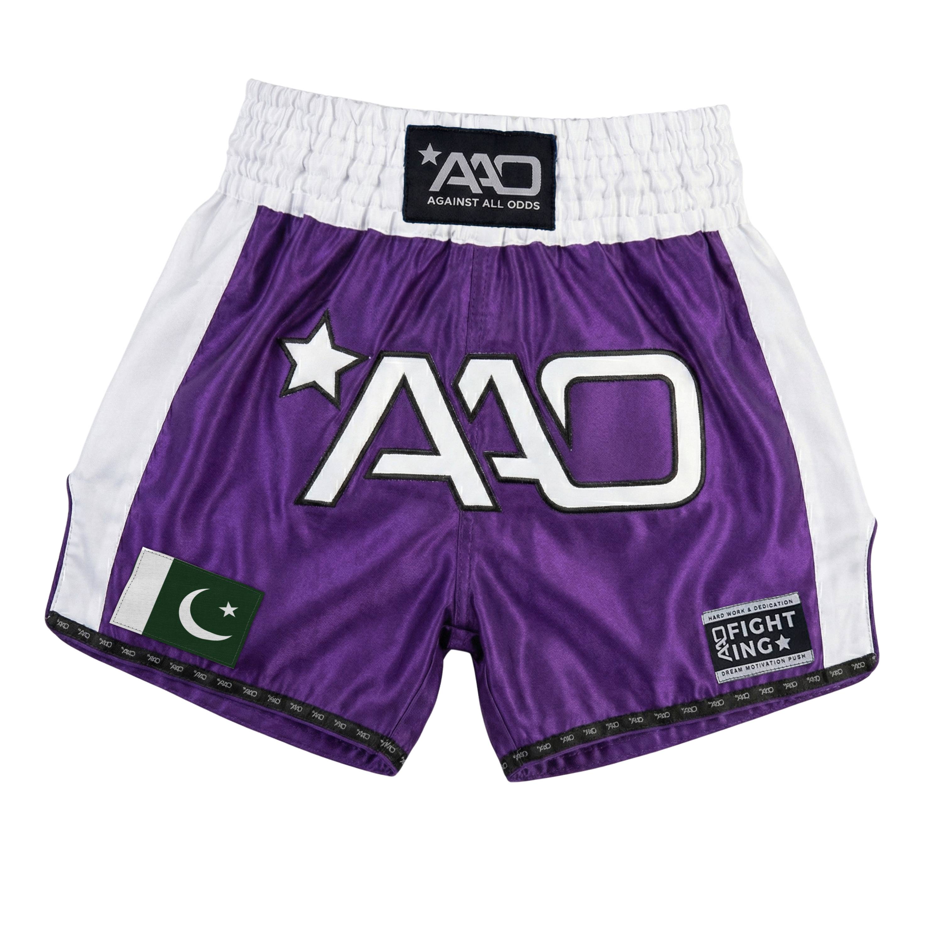 AAO Muay Thai Shorts "Legacy" - Pakistan - Aao-Fighting