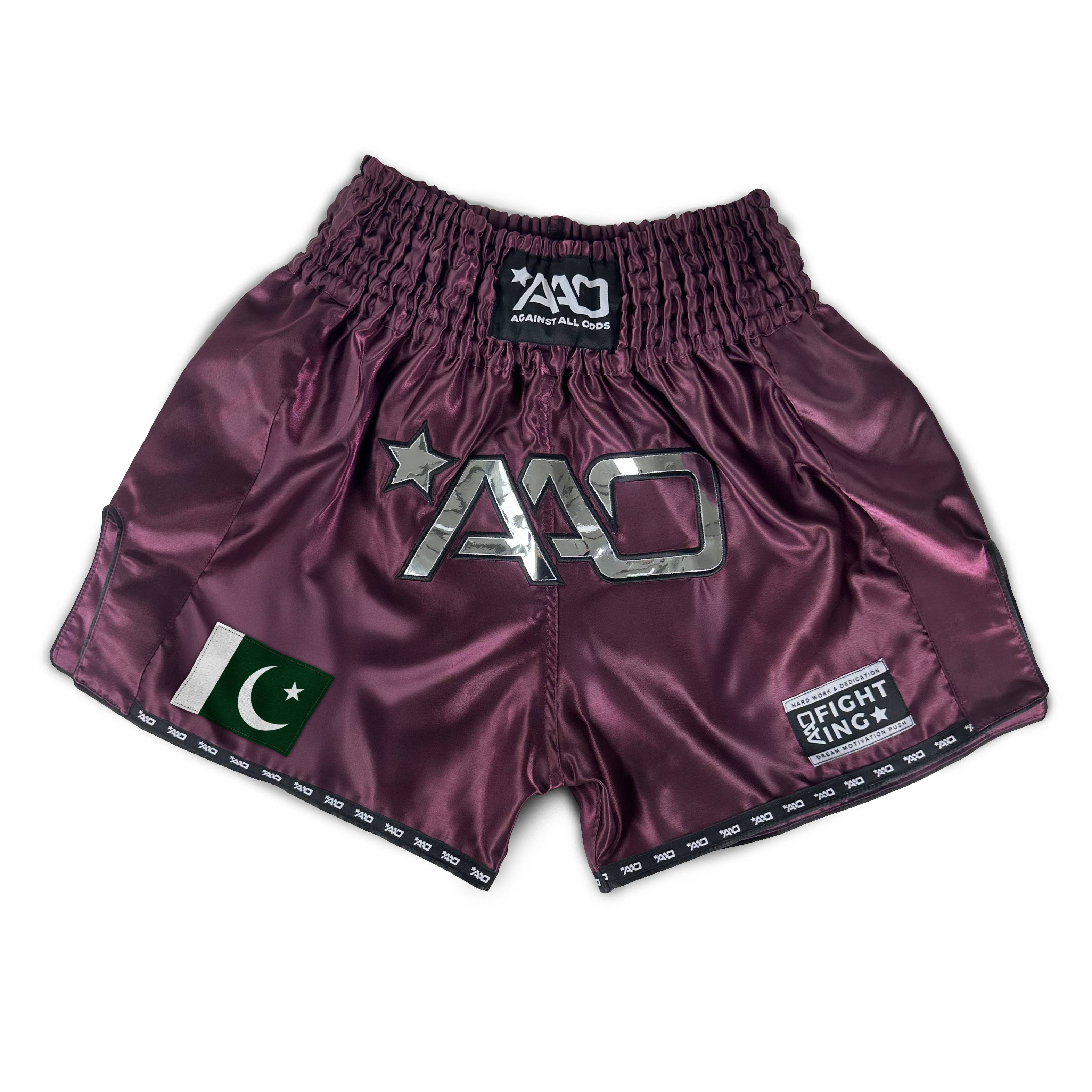 AAO Muay Thai Shorts "Legacy" - Pakistan - Aao-Fighting