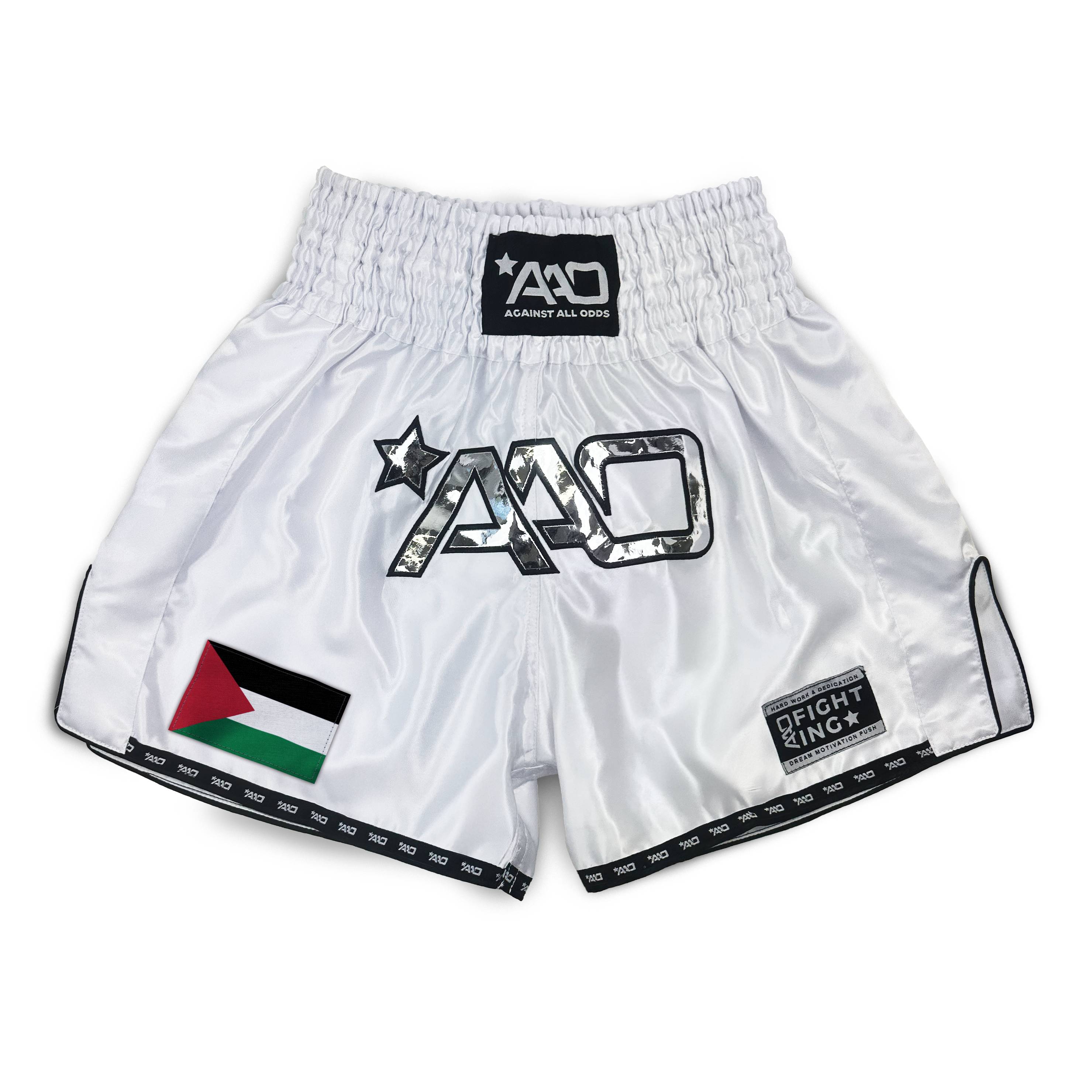 AAO Muay Thai Shorts "Legacy" - Palästina - Aao-Fighting