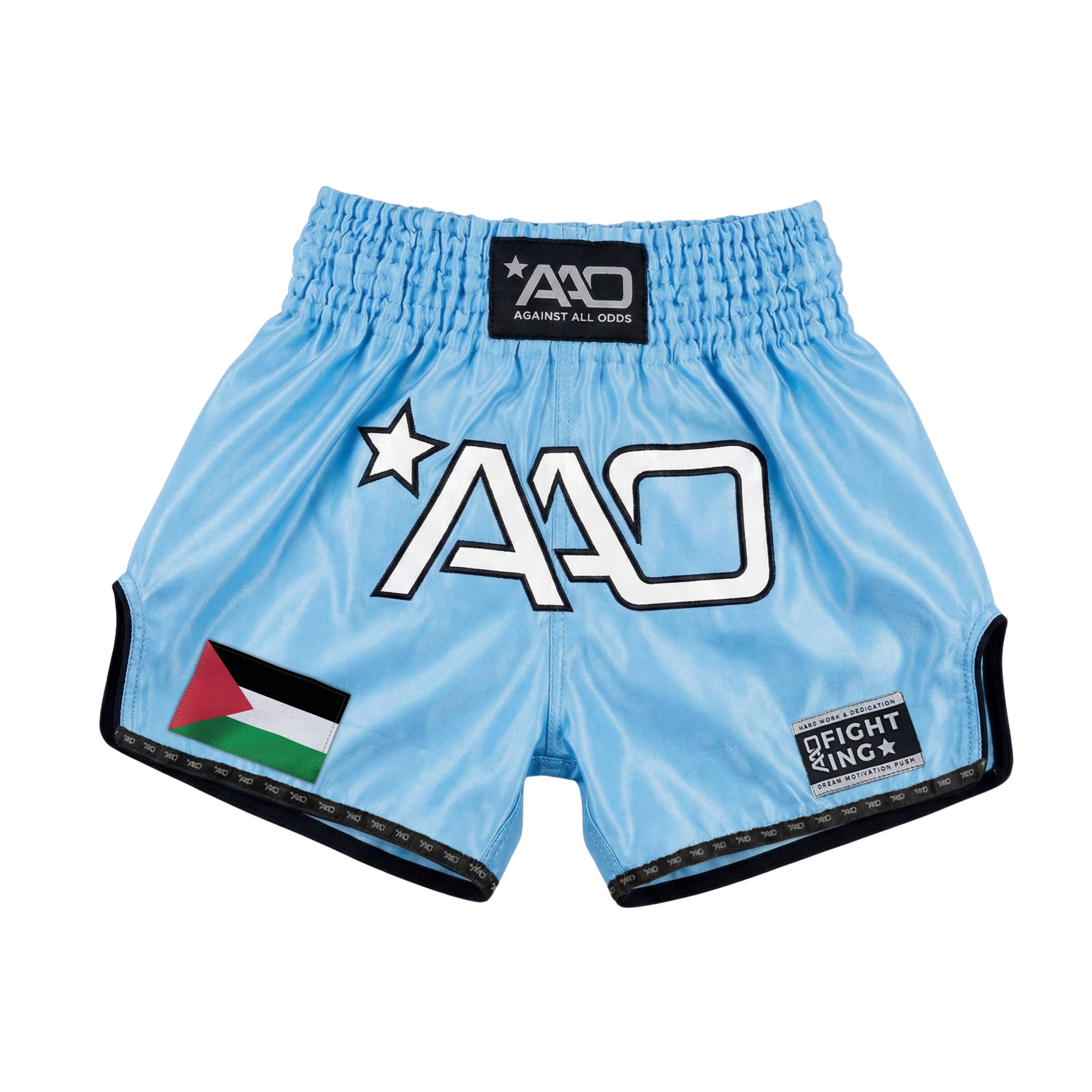 AAO Muay Thai Shorts "Legacy" - Palästina - Aao-Fighting