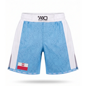 Polen Elevate MMA Shorts Babyblau/Weiss Bild 1