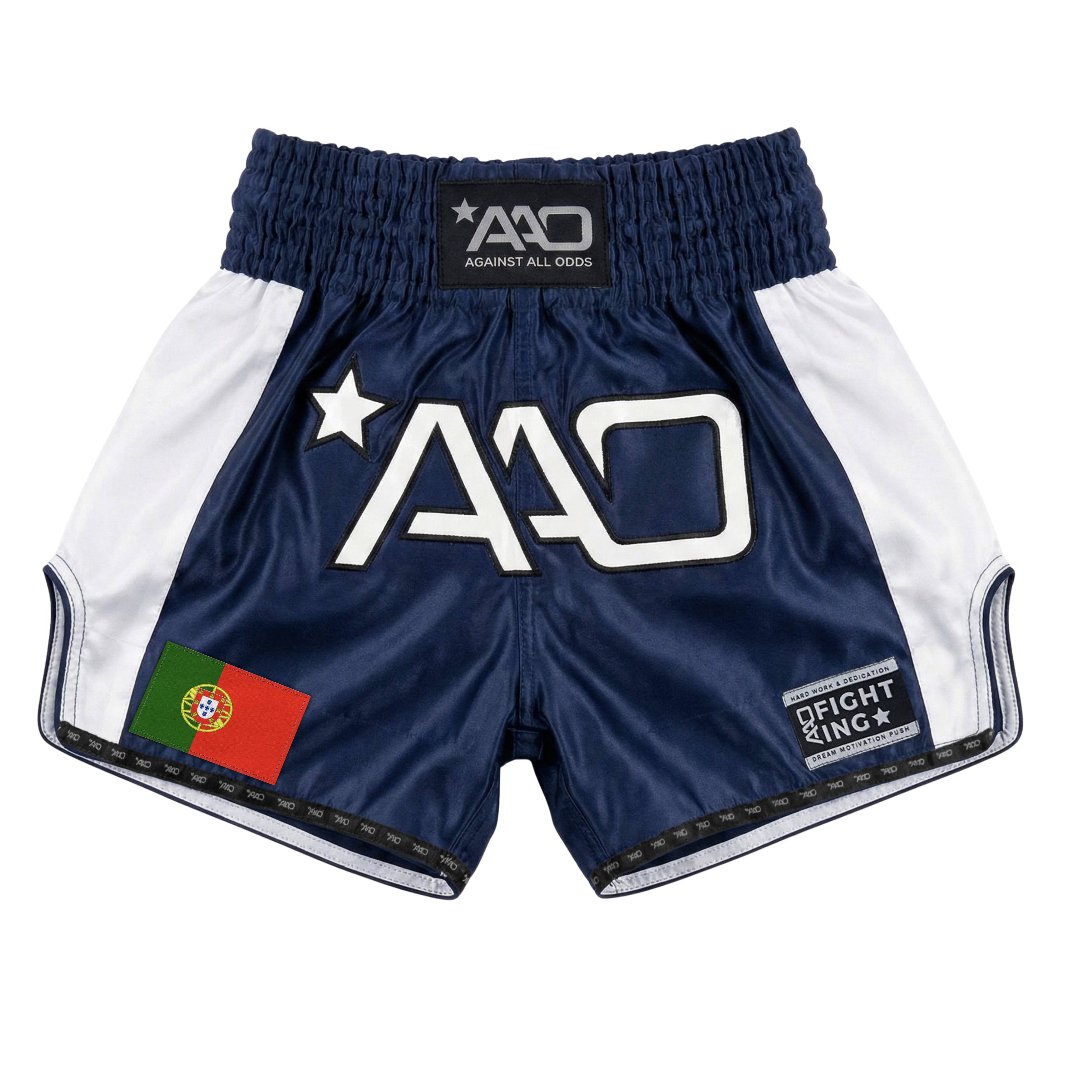 AAO Muay Thai Shorts "Legacy" - Portugal - Aao-Fighting