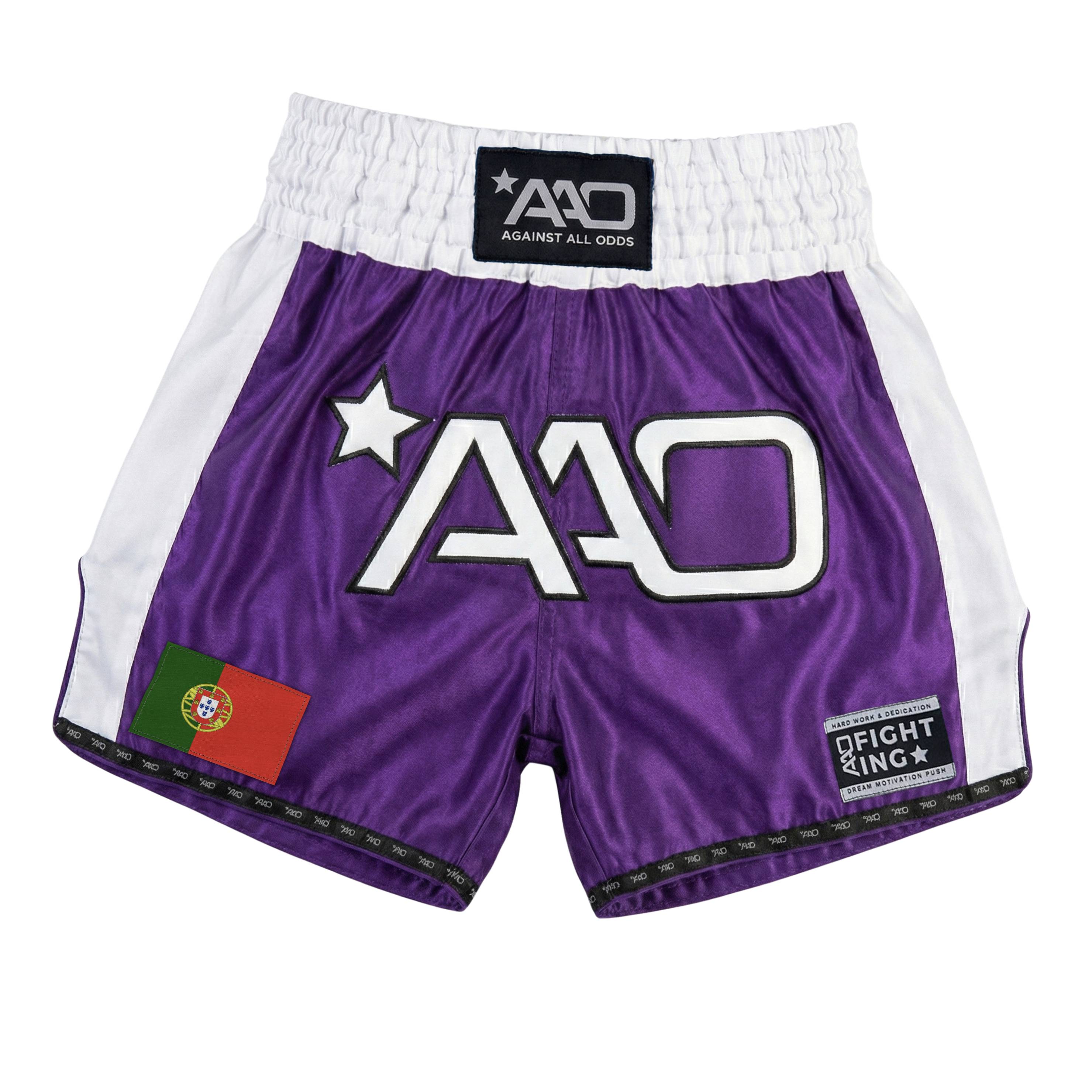 AAO Muay Thai Shorts "Legacy" - Portugal - Aao-Fighting