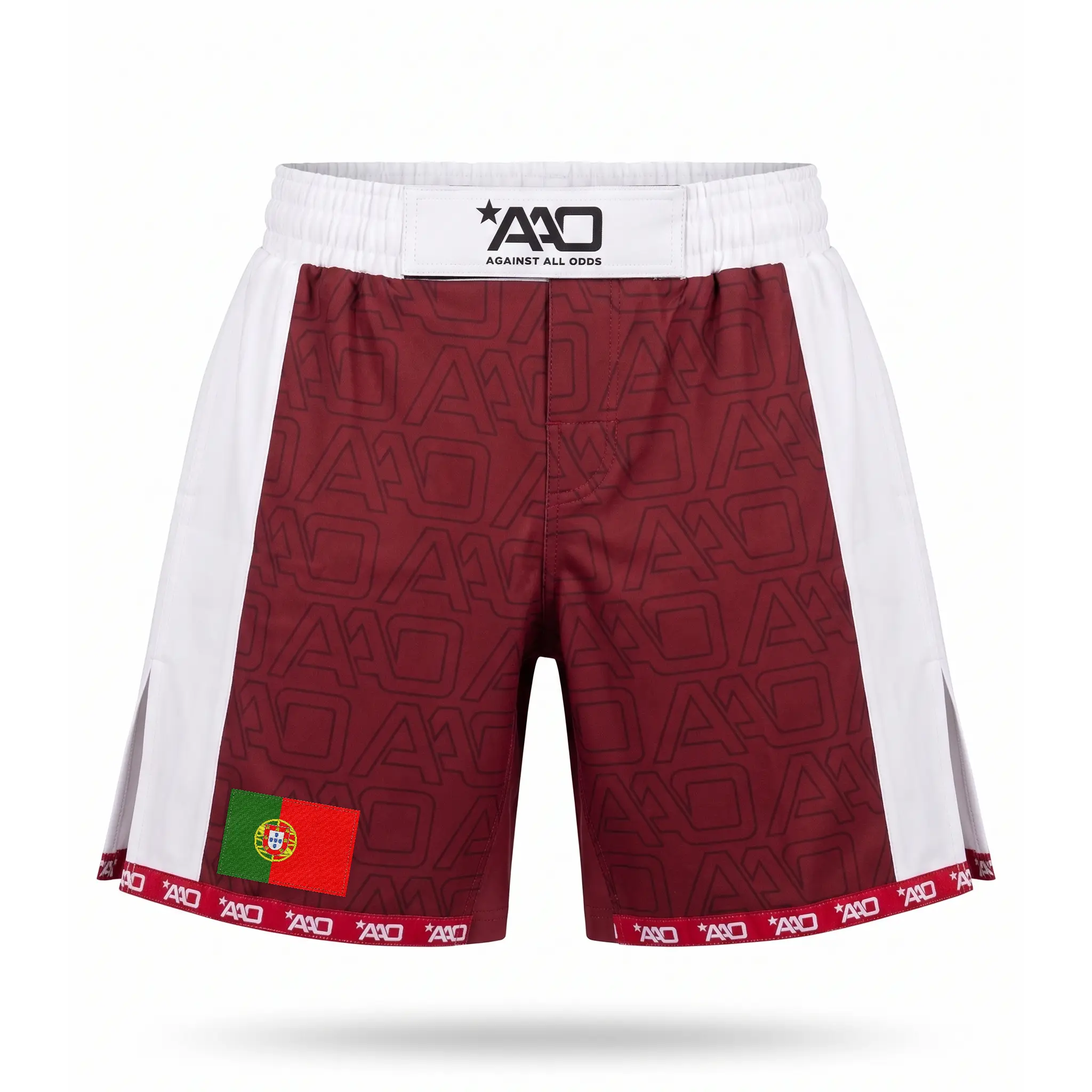 Portugal Elevate MMA Shorts Rot/Weiss Bild 1