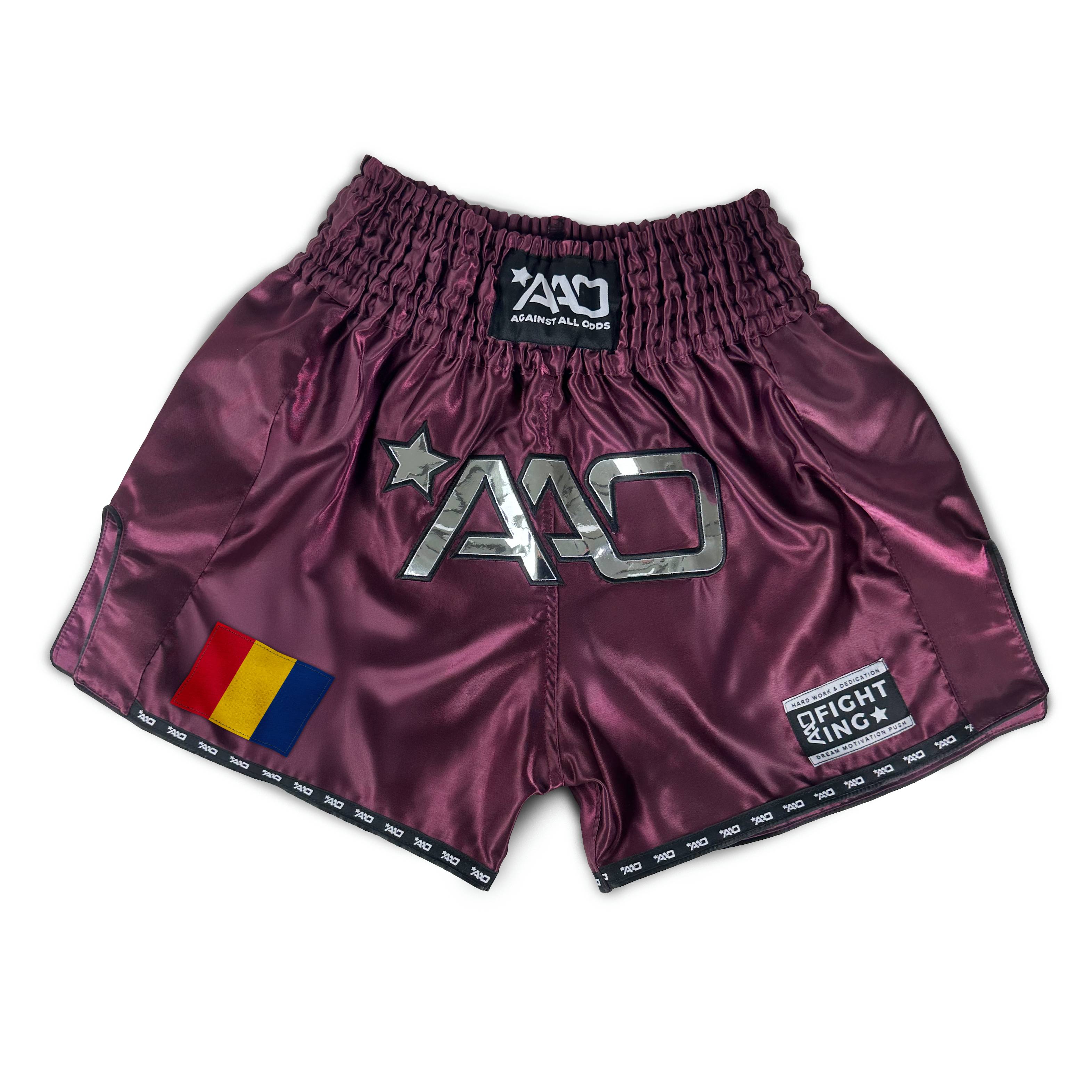 AAO Muay Thai Shorts "Legacy" - Rumänien - Aao-Fighting
