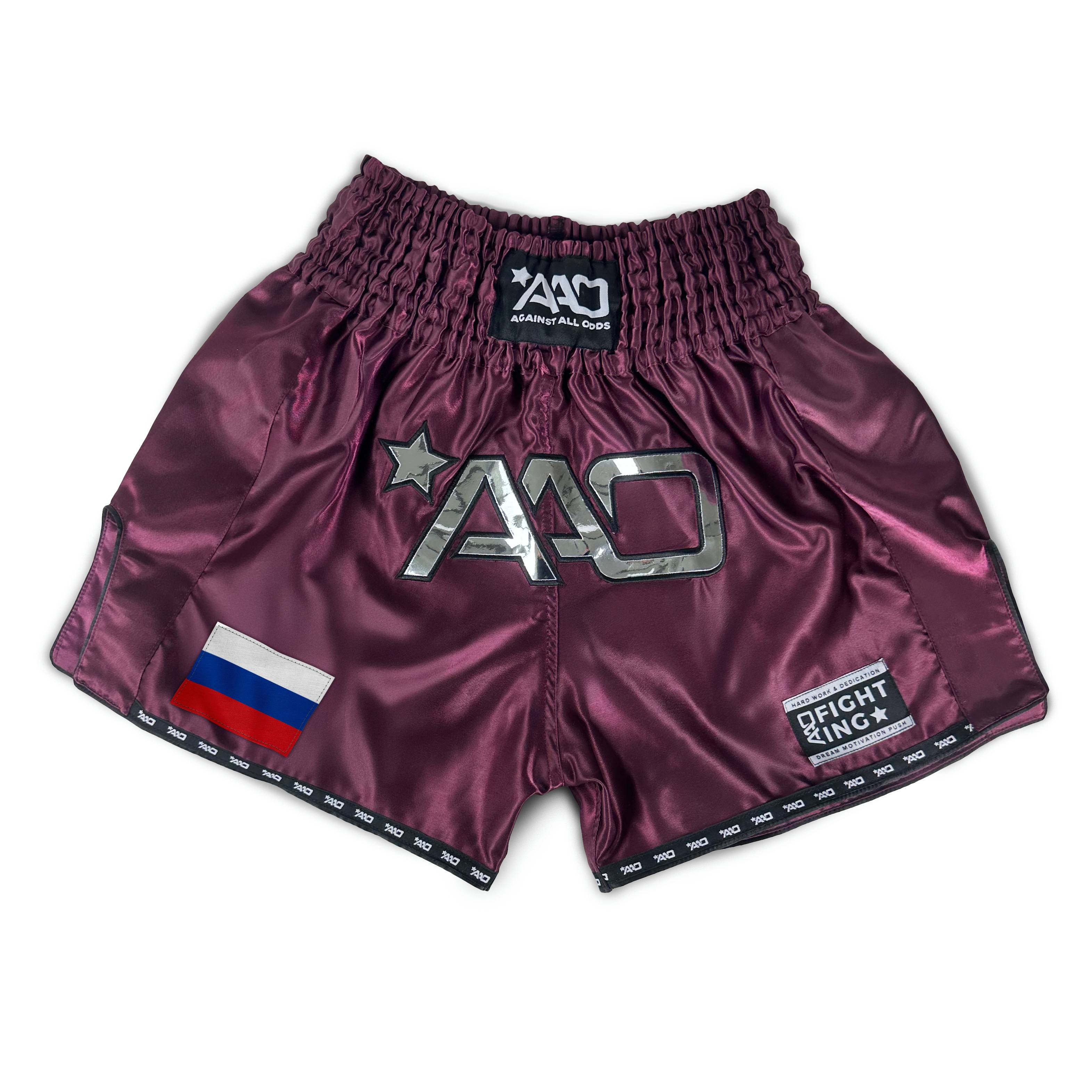 AAO Muay Thai Shorts "Legacy" - Russland - Aao-Fighting