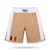 Rumänien Elevate MMA Shorts Beige/Weiss Bild 1