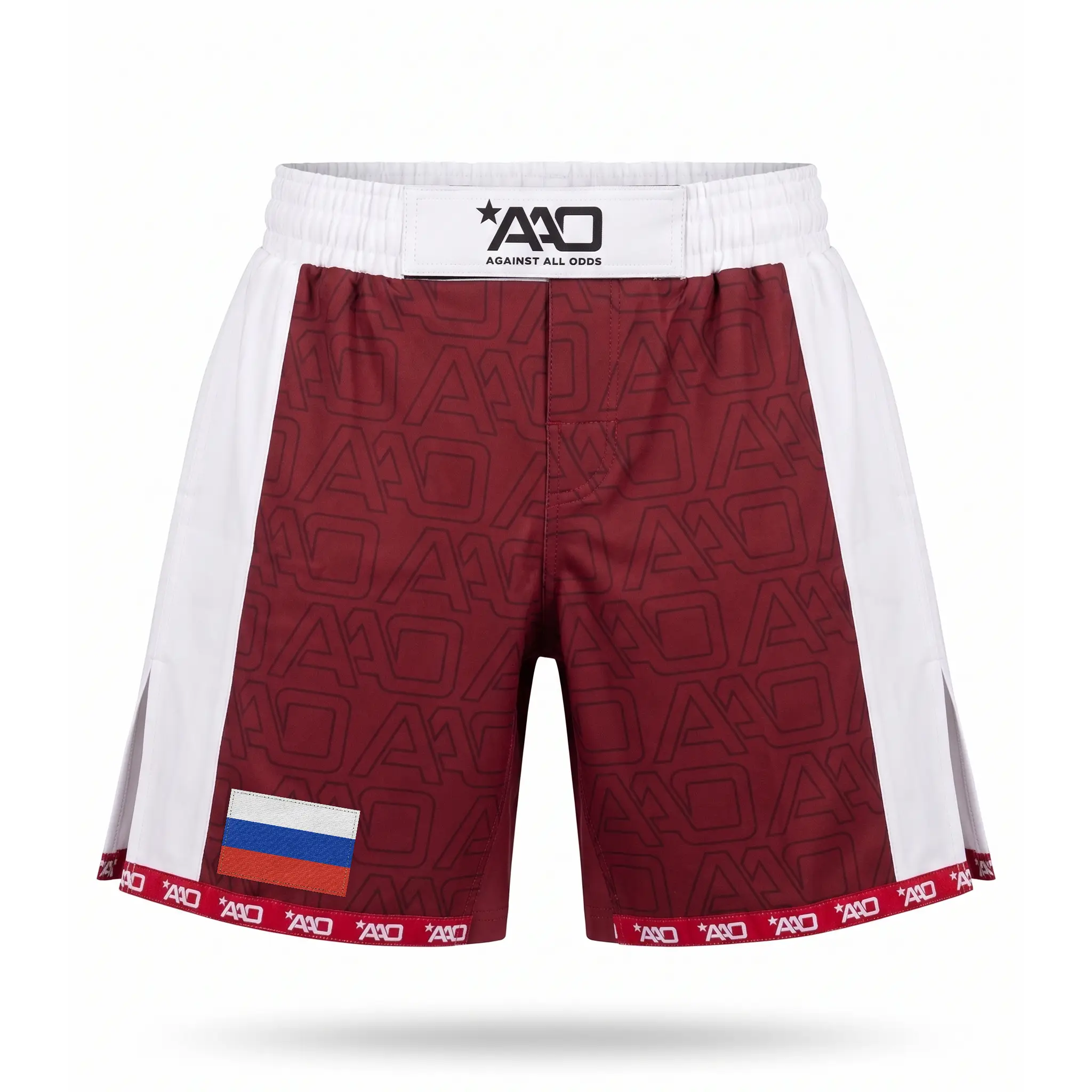 Russland Elevate MMA Shorts Rot/Weiss Bild 1