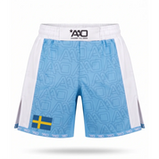 Schweden Elevate MMA Shorts Babyblau/Weiss Bild 1