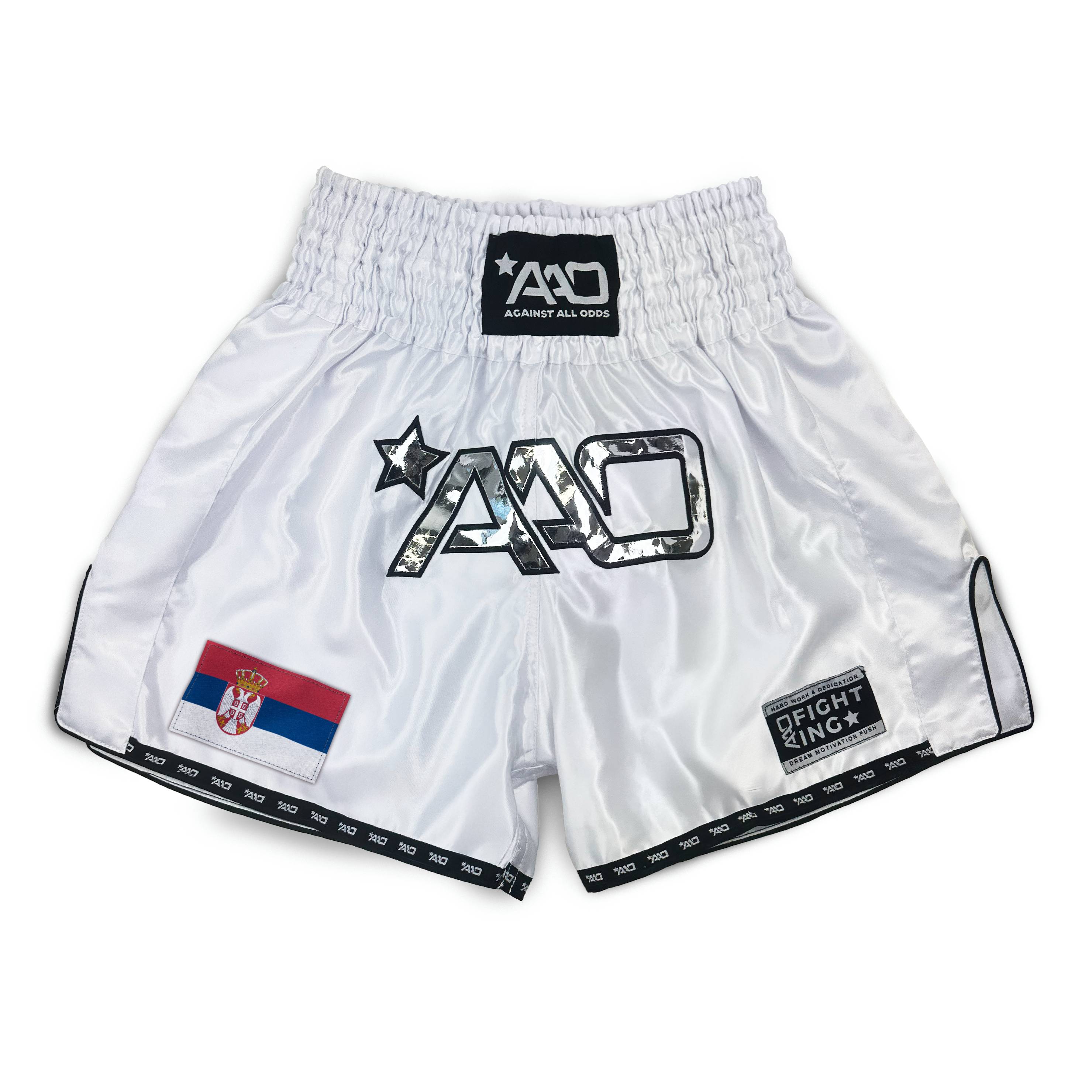 AAO Muay Thai Shorts "Legacy" - Serbien - Aao-Fighting
