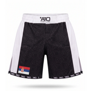 Serbien Elevate MMA Shorts Schwarz/Weiss Bild 1