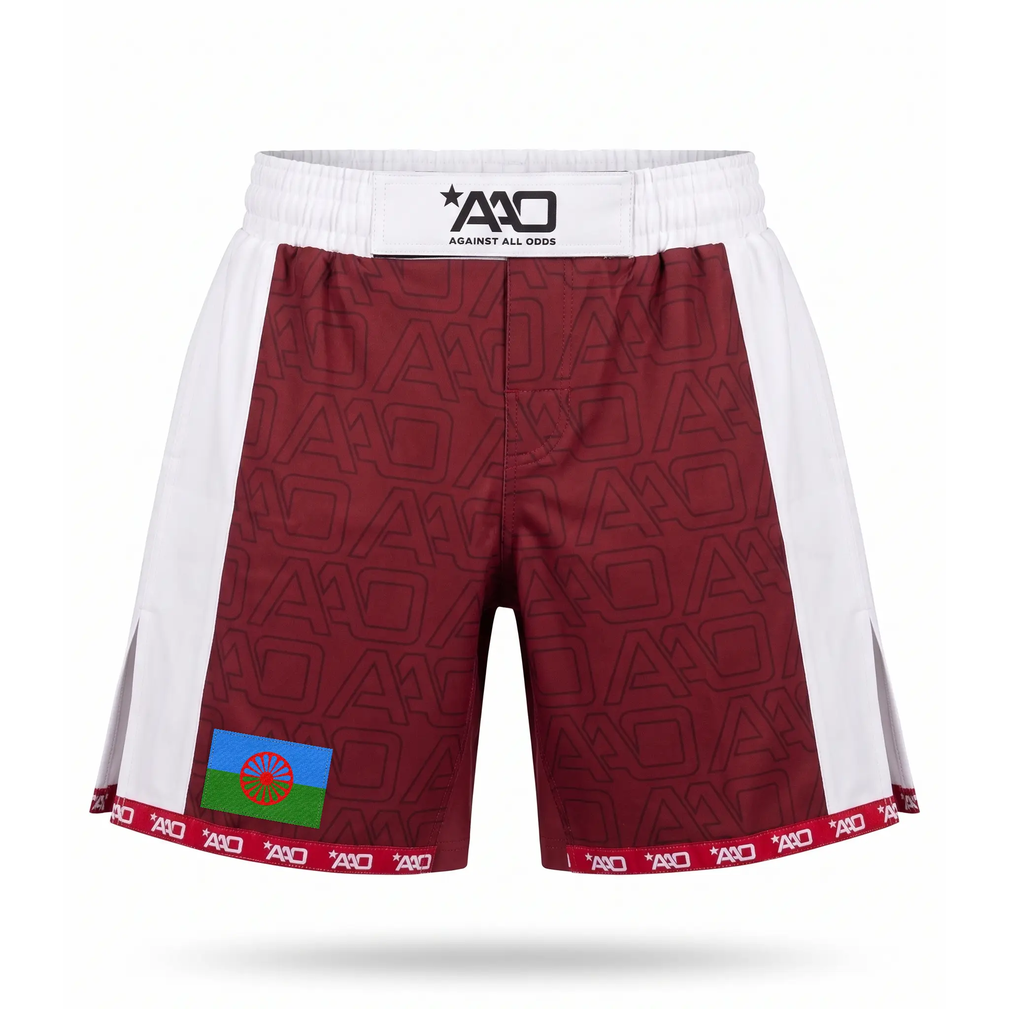 Sinti Elevate MMA Shorts Rot/Weiss Bild 1