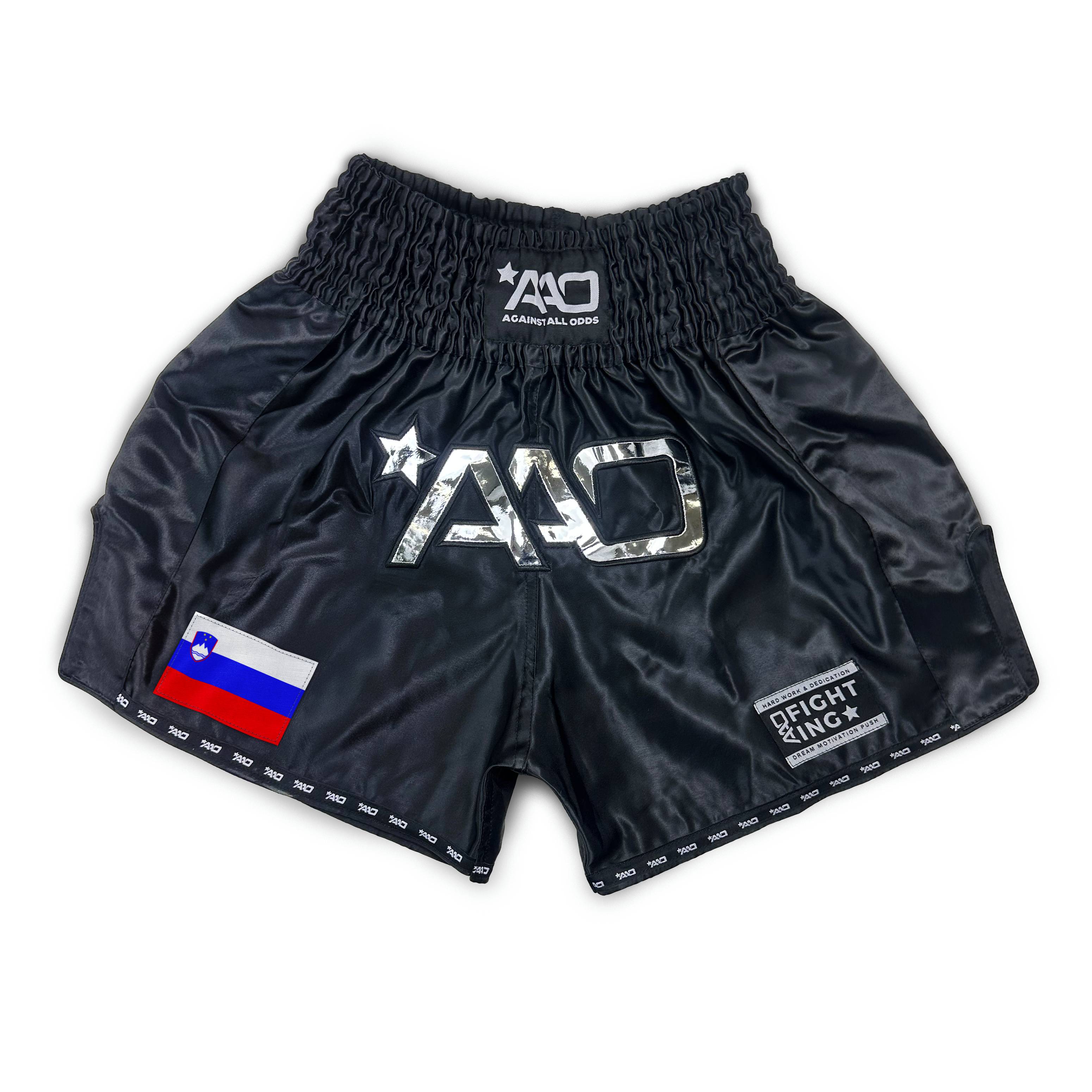 AAO Muay Thai Shorts "Legacy" - Slowenien - Aao-Fighting