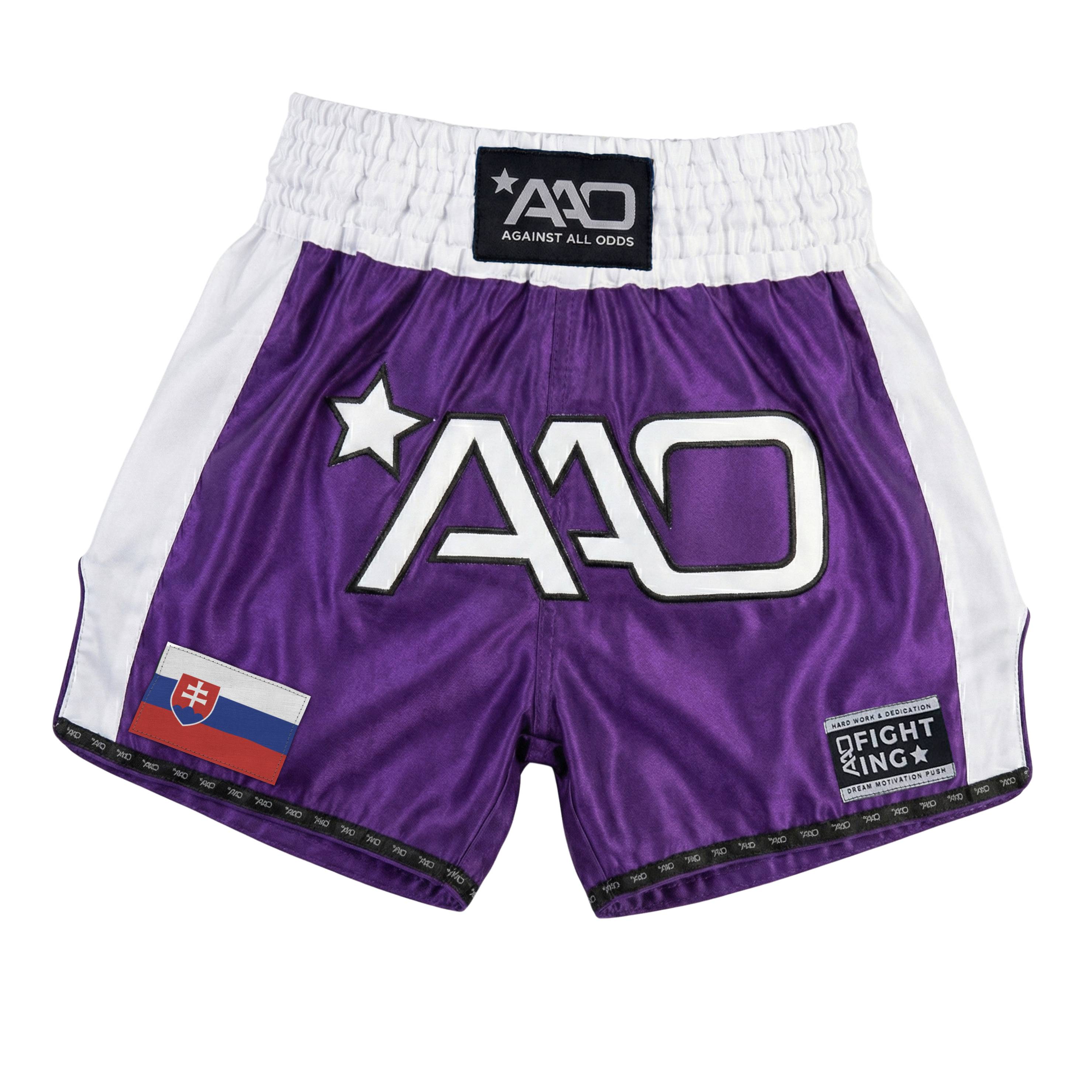 AAO Muay Thai Shorts "Legacy" - Slowakei - Aao-Fighting