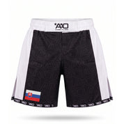 Slowakei Elevate MMA Shorts Schwarz/Weiss Bild 1