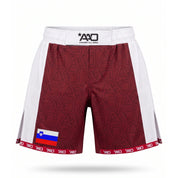 Slowenien Elevate MMA Shorts Rot/Weiss Bild 1