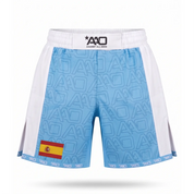 Spanien Elevate MMA Shorts Babyblau/Weiss Bild 1