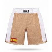 Spanien Elevate MMA Shorts Beige/Weiss Bild 1