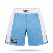 Südafrika Elevate MMA Shorts Babyblau/Weiss Bild 1