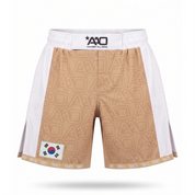 Südkorea Elevate MMA Shorts Beige/Weiss Bild 1