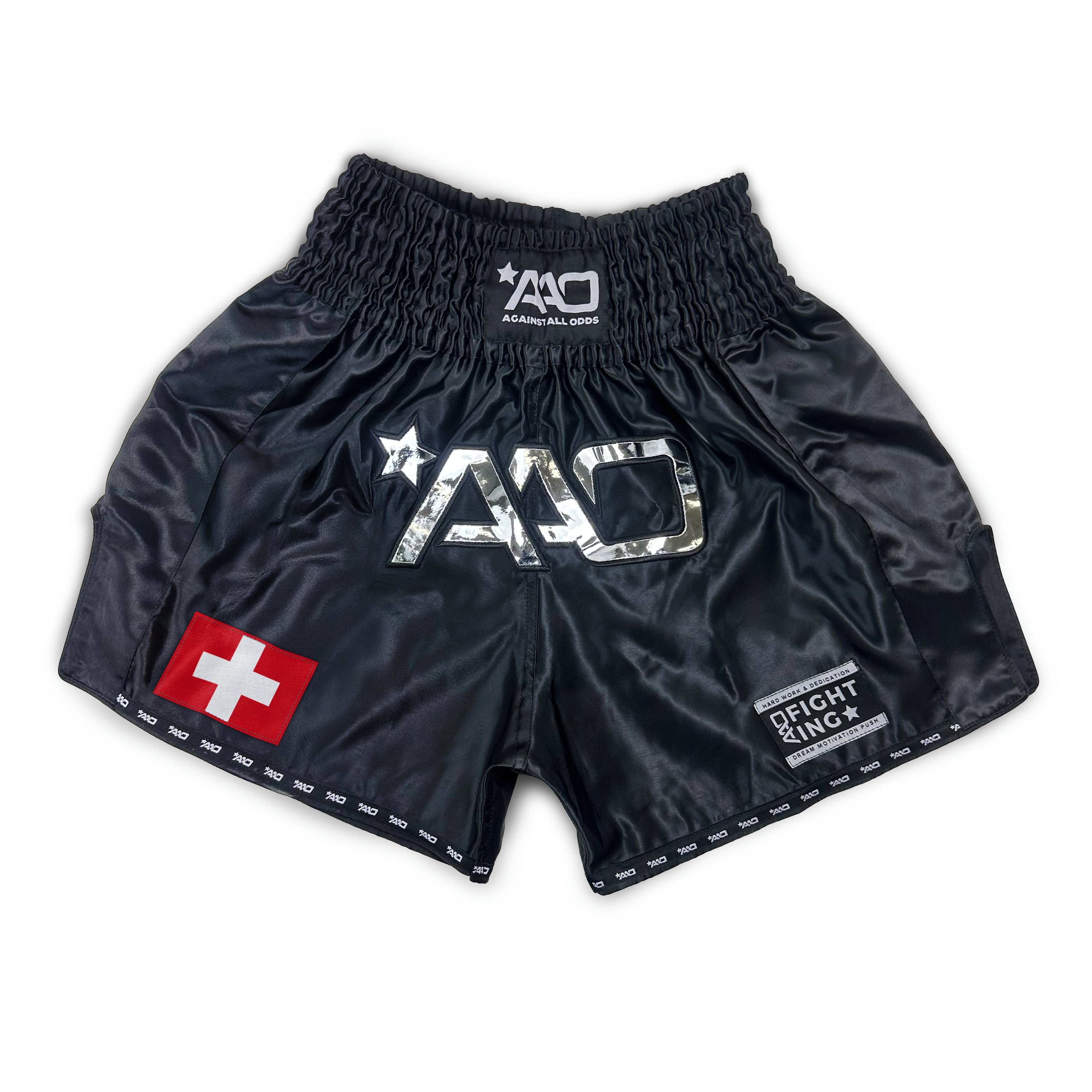 AAO Muay Thai Shorts "Legacy" - Schweiz - Aao-Fighting