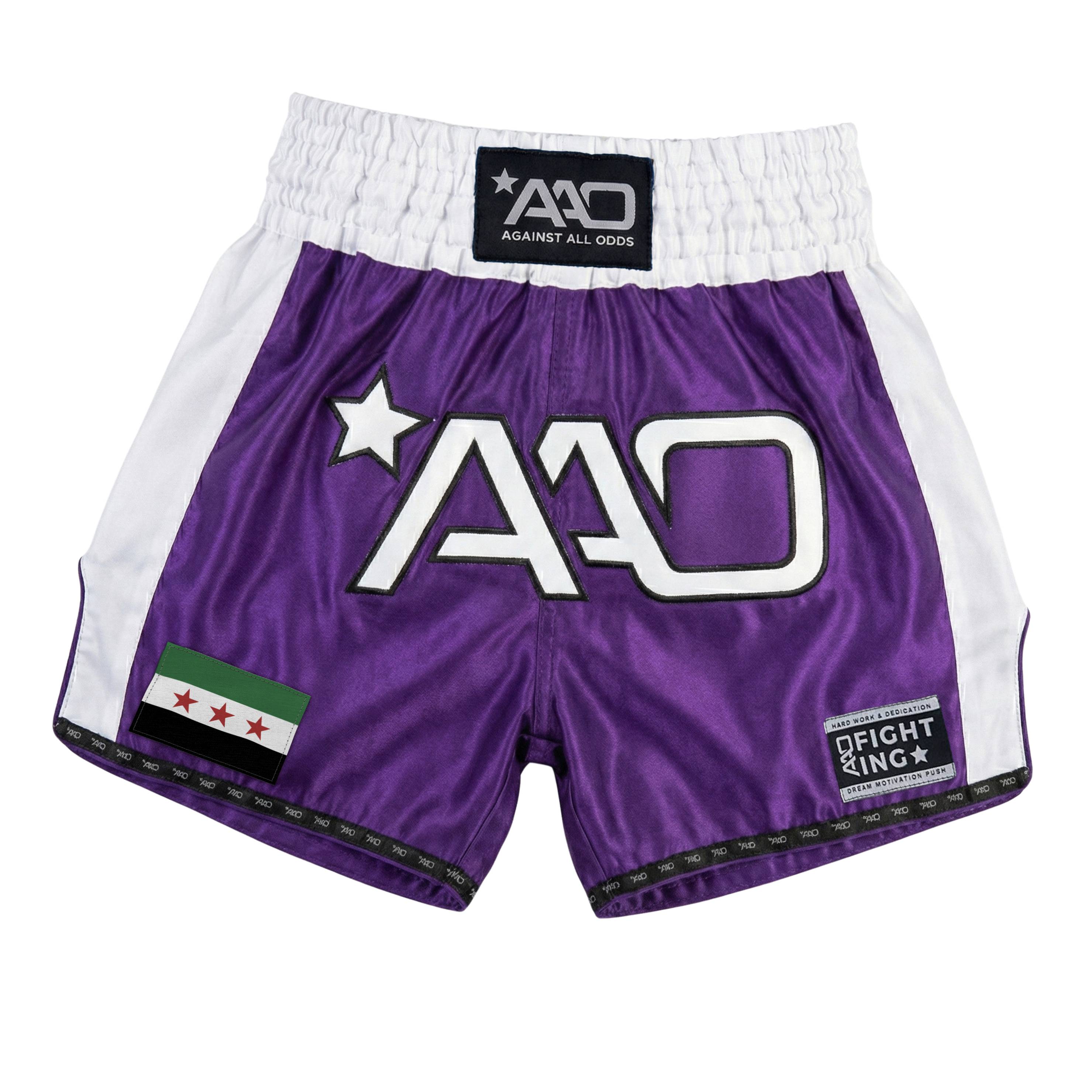 AAO Muay Thai Shorts "Legacy" - Syrien - Aao-Fighting