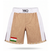 Tadschikistan Elevate MMA Shorts Beige/Weiss Bild 1