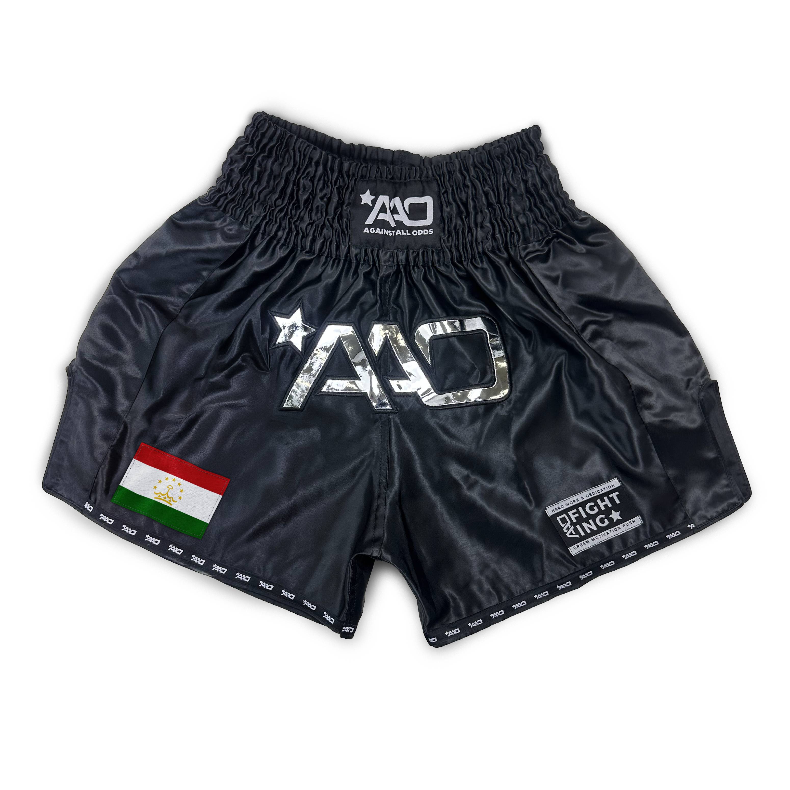 AAO Muay Thai Shorts "Legacy"  - Tajikistan - Aao-Fighting