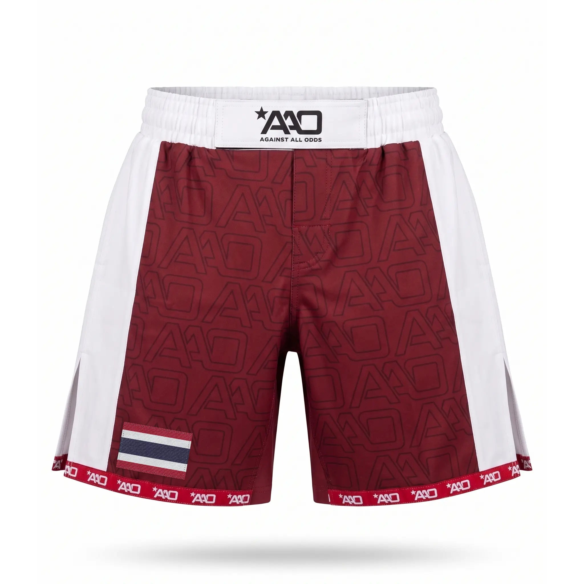 Thailand Elevate MMA Shorts Rot/Weiss Bild 1