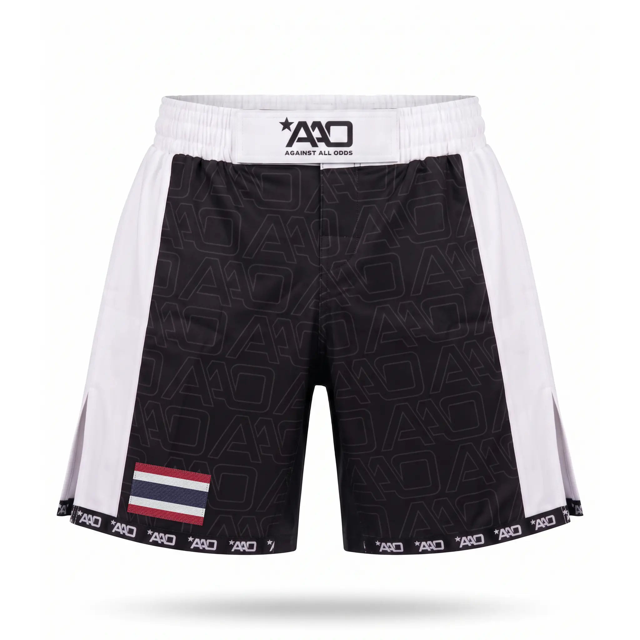 Thailand Elevate MMA Shorts Schwarz/Weiss Bild 1