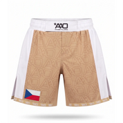 Tschechien Elevate MMA Shorts Beige/Weiss Bild 1