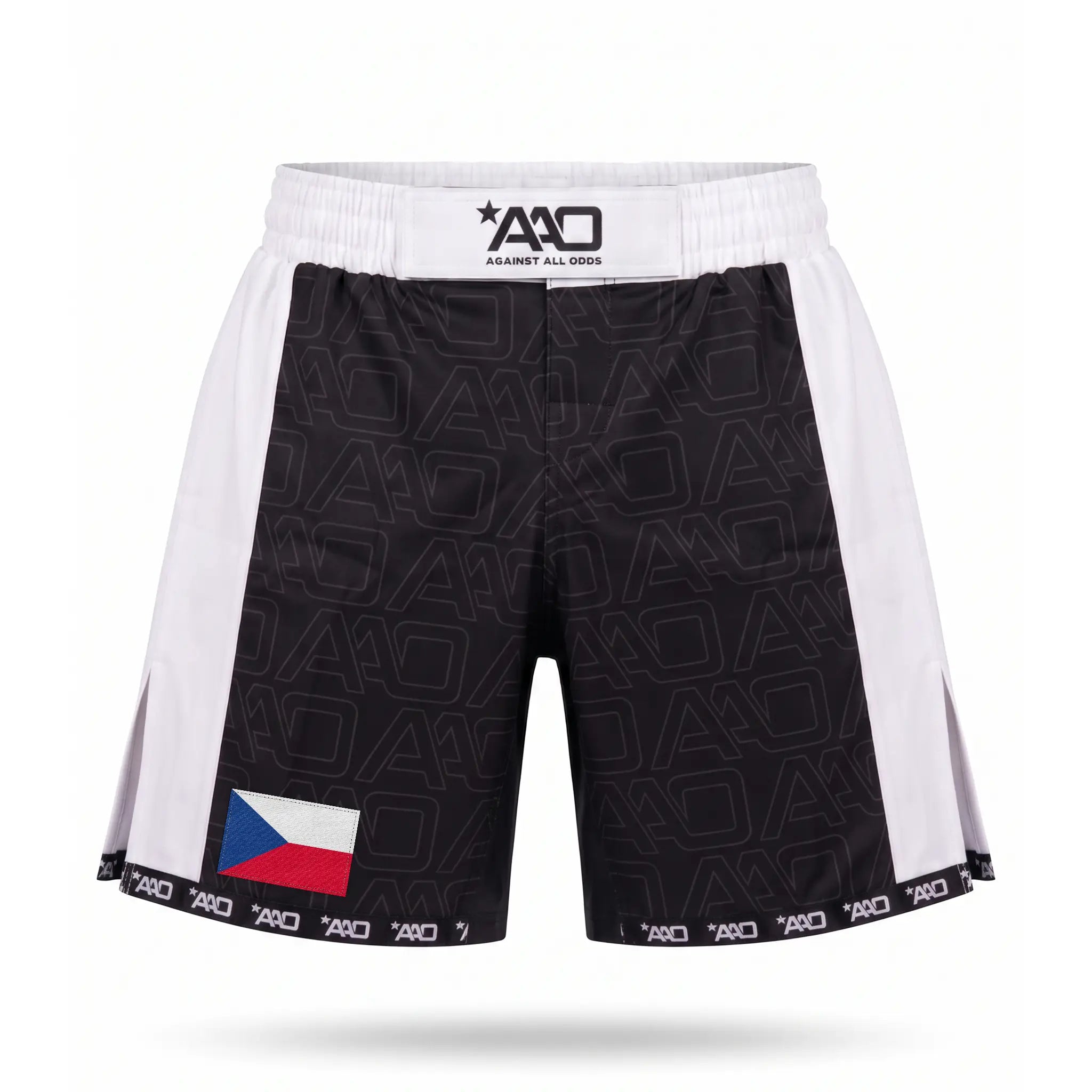 Tschechien Elevate MMA Shorts Schwarz/Weiss Bild 1