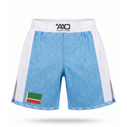 Tschetschenien Elevate MMA Shorts Babyblau/Weiss Bild 1
