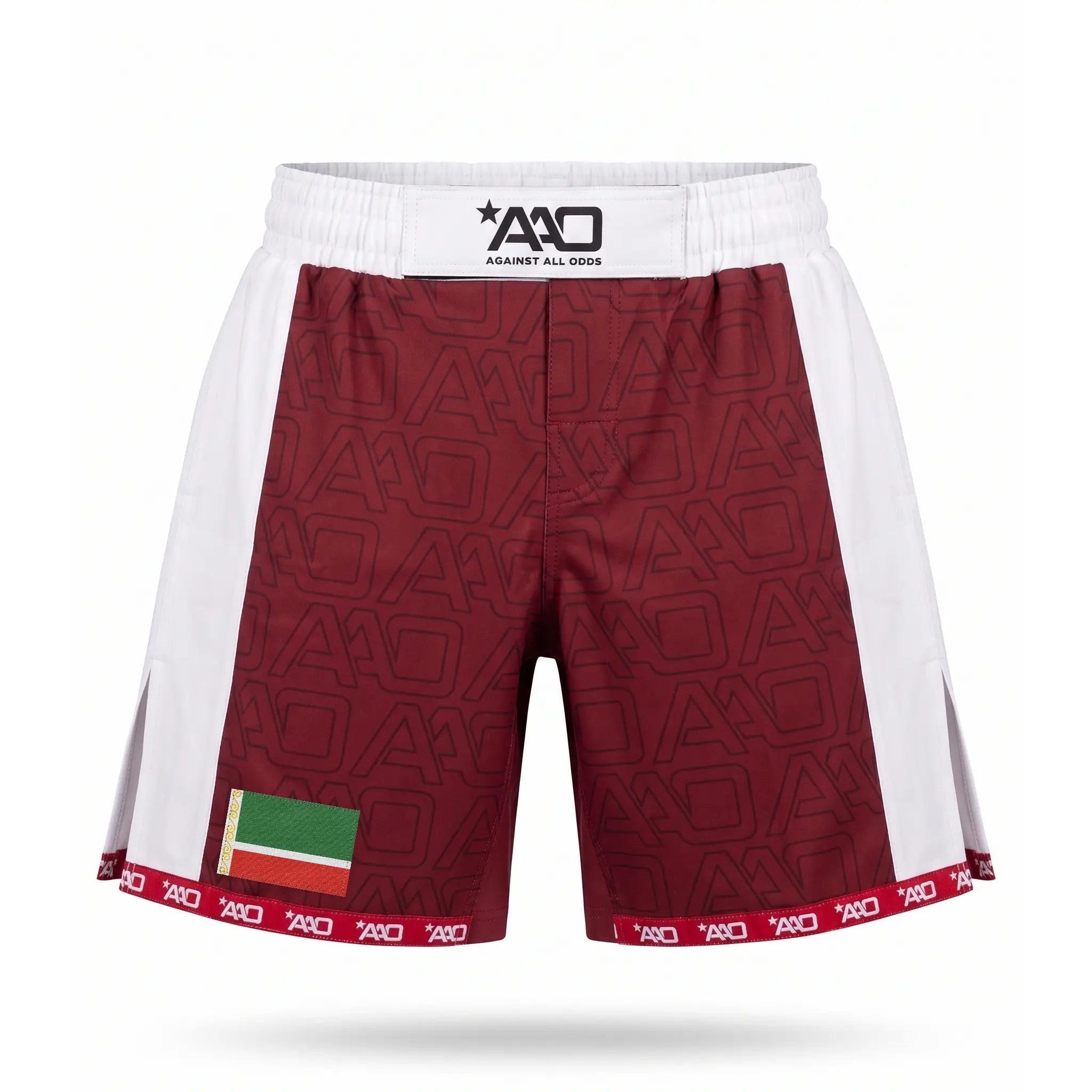 Tschetschenien Elevate MMA Shorts Rot/Weiss Bild 1