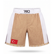 Türkei Elevate MMA Shorts Beige/Weiss Bild 1