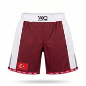 Türkei Elevate MMA Shorts Rot/Weiss Bild 1