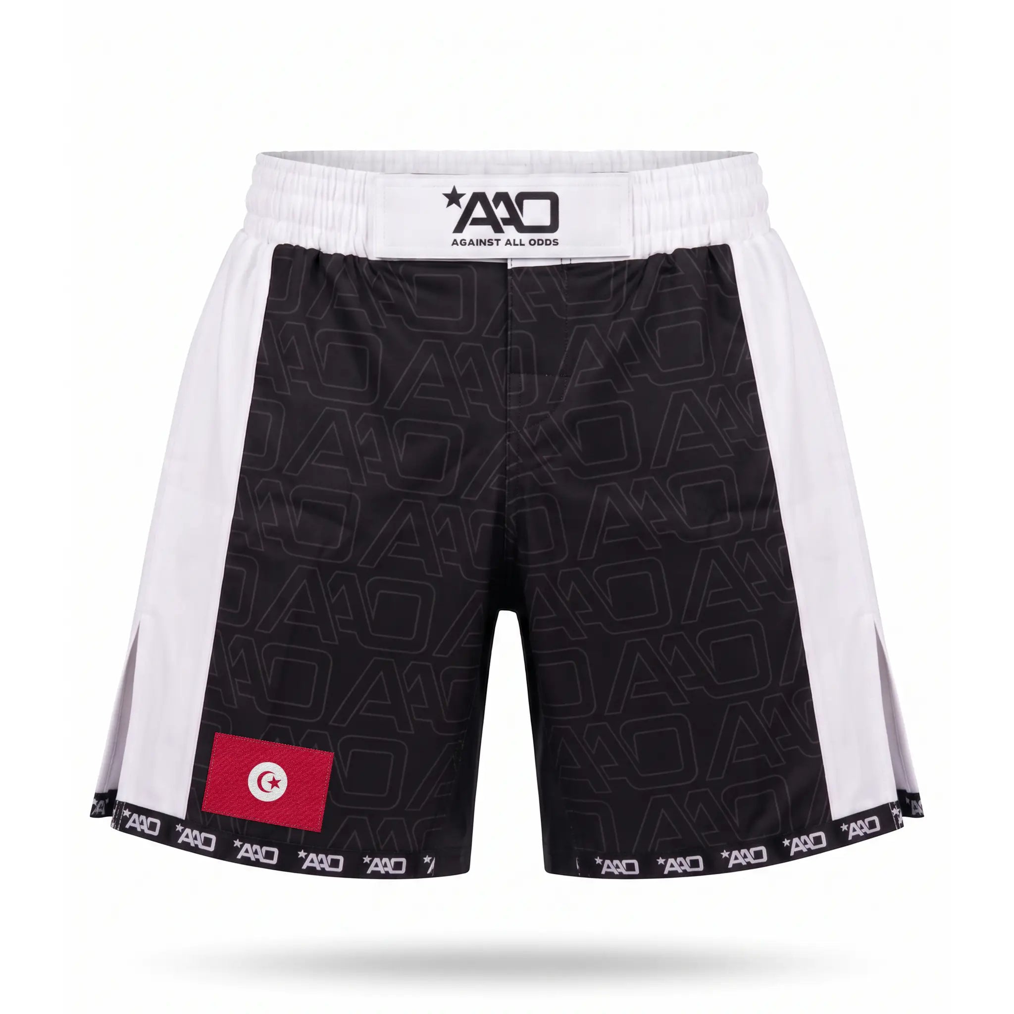 Tunesien Elevate MMA Shorts Schwarz/Weiss Bild 1