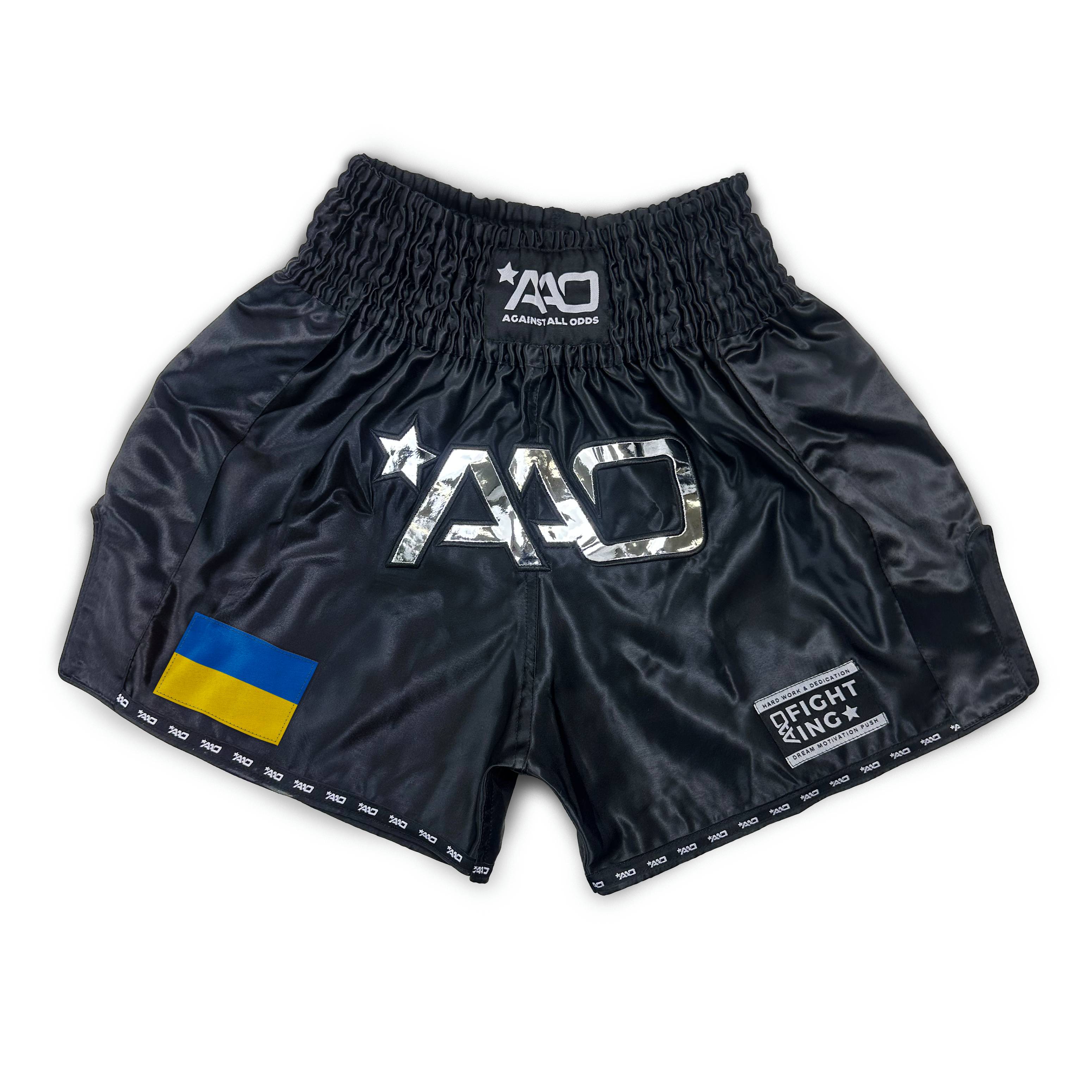AAO Muay Thai Shorts "Legacy" - Ukraine - Aao-Fighting