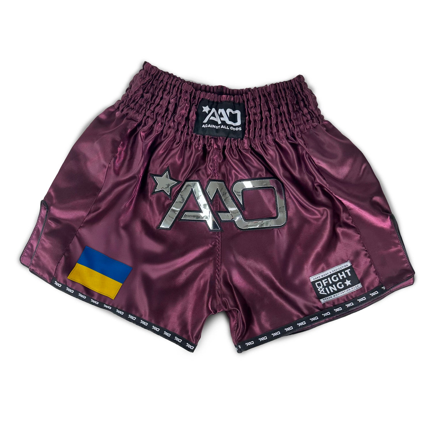 AAO Shorts Clean - Ukraine Burgundy